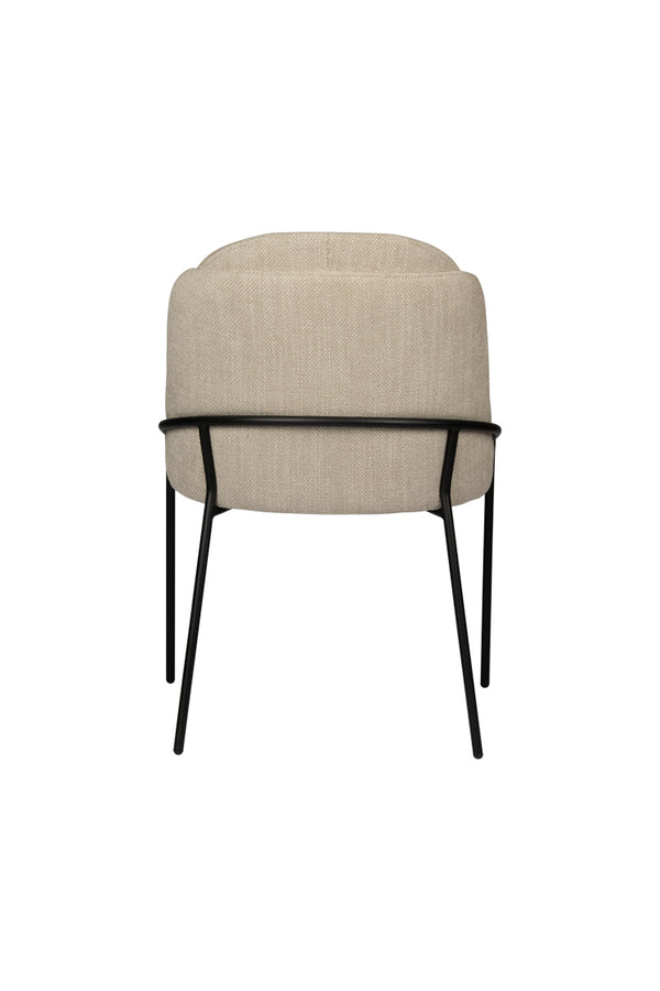 Design eetkamerstoel Fjord Beige (2 stuks)