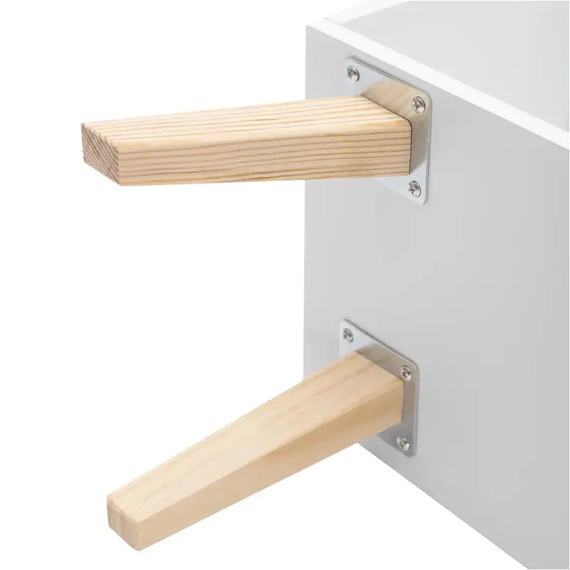 BukkitBow - Huisvormige Kinderboekenkast - Sterk Grenenhout - 11 Vakken - 80x116x24cm