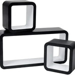 BukkitBow - Kubus Planken (3-Delig) - Set van 3 Wandplanken - Boekenplank voor Kinderkamer