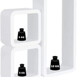 BukkitBow - Kubus Planken (3-Delig) - Set van 3 Wandplanken - Boekenplank voor Kinderkamer