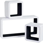 BukkitBow - Kubus Planken (3-Delig) - Set van 3 Wandplanken - Boekenplank voor Kinderkamer