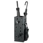 BukkitBow - Metalen Paraplustandaard - Roestvrij en Duurzaam - met Paraplu en Regendruppels Ontwerp - Multifunctioneel Gebruik - 20x20x49cm