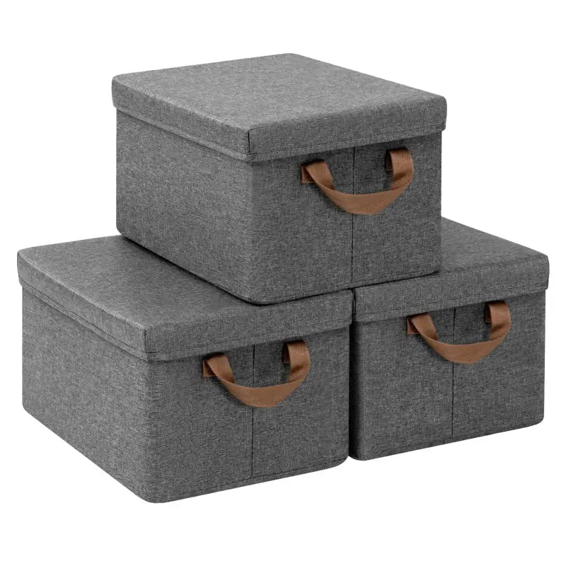 BukkitBow - Opbergdoos met Handvaten - Stoffen Opbergbox - Stapelbaar en Stevig