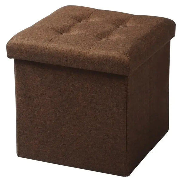 BukkitBow - Opbergkist / Zitbank - Veelzijdig Gebruik - Poef met Opbergruimte - Stabiele Constructie - 37.5x37.5x38CM