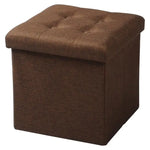 BukkitBow - Opbergkist / Zitbank - Veelzijdig Gebruik - Poef met Opbergruimte - Stabiele Constructie - 37.5x37.5x38CM