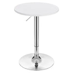 BukkitBow - Ronde Bartafel - MDF en Metaal - In Hoogte Verstelbaar en Draaibaar - Wit of Zwart - 52cm Diameter