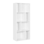 BukkitBow - Ruime Boekenkast - 8 Vakken - Duurzaam & Stevig - Ruimte-efficiënt - 60x143x29cm