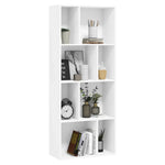 BukkitBow - Ruime Boekenkast - 8 Vakken - Duurzaam & Stevig - Ruimte-efficiënt - 60x143x29cm