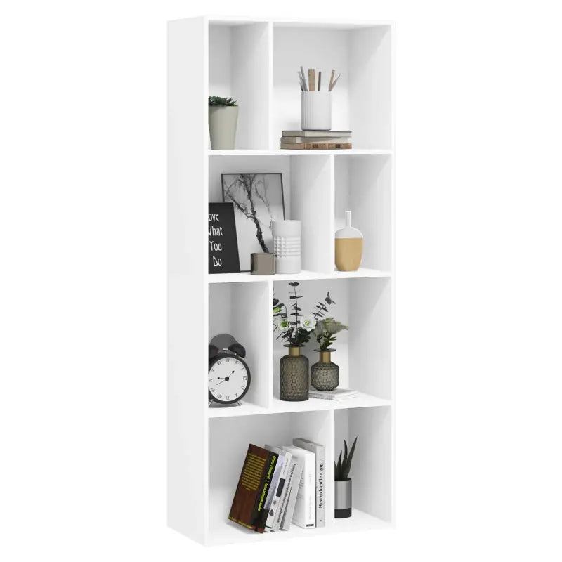 BukkitBow - Ruime Boekenkast - 8 Vakken - Duurzaam & Stevig - Ruimte-efficiënt - 60x143x29cm