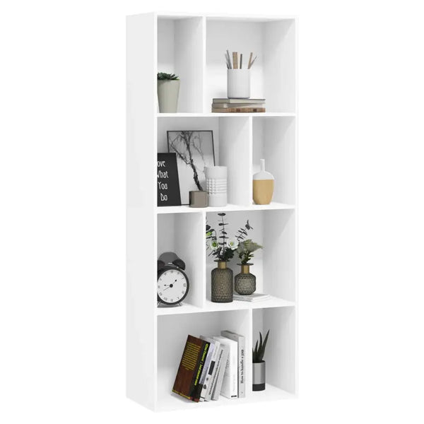 BukkitBow - Ruime Boekenkast - 8 Vakken - Duurzaam & Stevig - Ruimte-efficiënt - 60x143x29cm