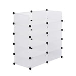 BukkitBow - Schoenen Opbergkast met 10 Compartimenten - Stevig Ontwerp - Multifunctioneel - 48x173x36CM