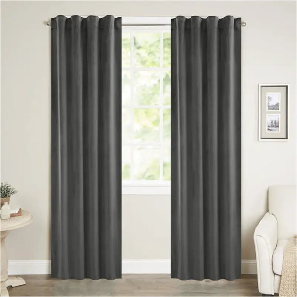 BukkitBow - Set Gordijnen Fluweel - 300g/m² - 140 cm Breed - Verschillende Hoogtes