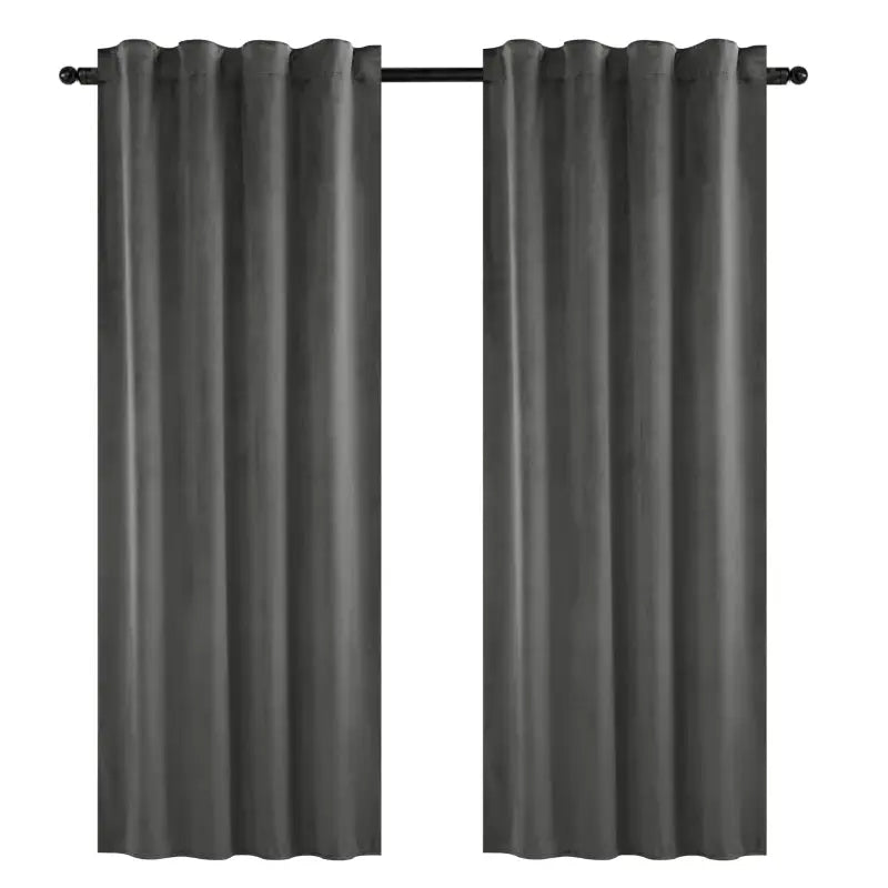 BukkitBow - Set Gordijnen Fluweel - 300g/m² - 140 cm Breed - Verschillende Hoogtes