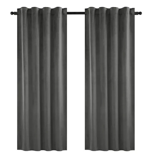 BukkitBow - Set Gordijnen Fluweel - 300g/m² - 140 cm Breed - Verschillende Hoogtes