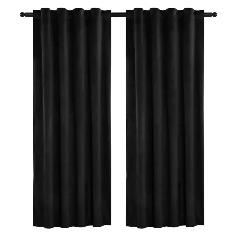 BukkitBow - Set Gordijnen Fluweel - 300g/m² - 140 cm Breed - Verschillende Hoogtes