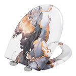 BukkitBow - Toiletbril met Softclose - Toiletbril / Toiletzitting met Print - Antibacterieel