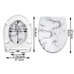 BukkitBow - Toiletbril met Softclose - Toiletbril / Toiletzitting met Print - Antibacterieel