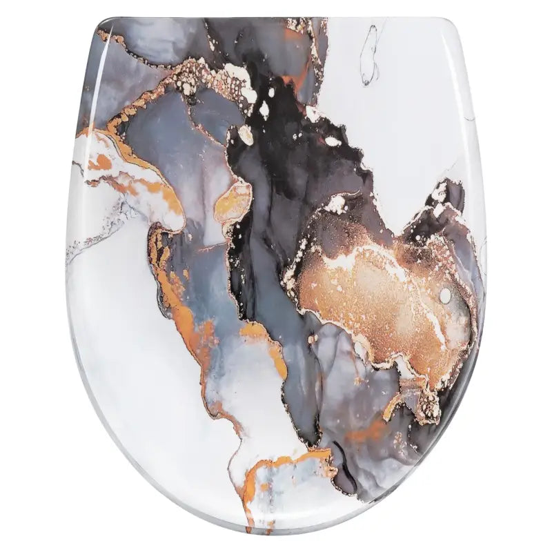 BukkitBow - Toiletbril met Softclose - Toiletbril / Toiletzitting met Print - Antibacterieel