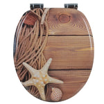 BukkitBow - Toiletbril met Softclose - Toiletbril / Toiletzitting met Print - Antibacterieel - V2