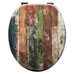 BukkitBow - Toiletbril met Softclose - Toiletbril / Toiletzitting met Print - Antibacterieel - V2