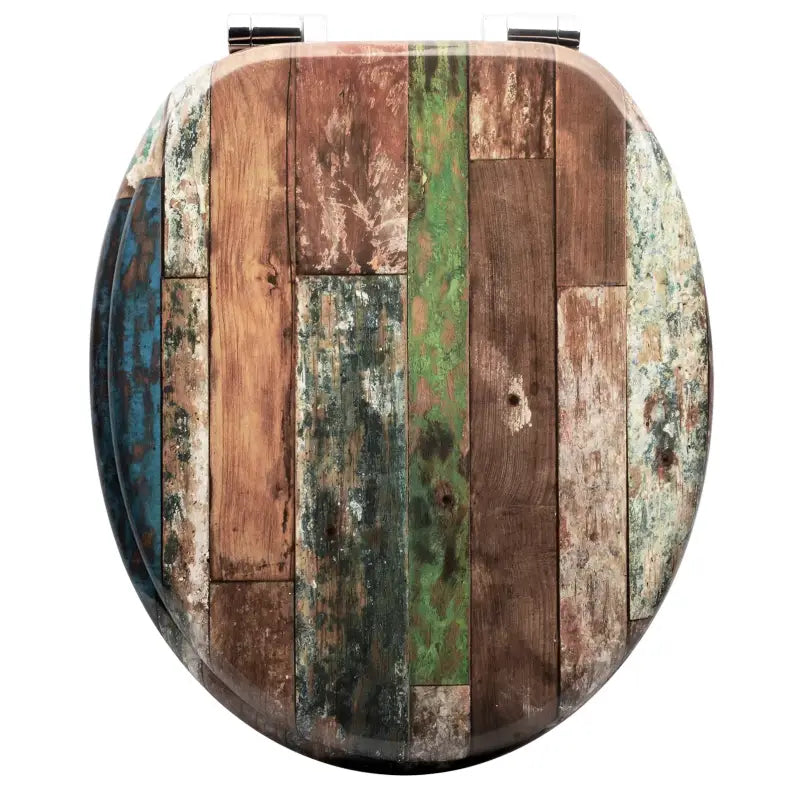 BukkitBow - Toiletbril met Softclose - Toiletbril / Toiletzitting met Print - Antibacterieel - V2