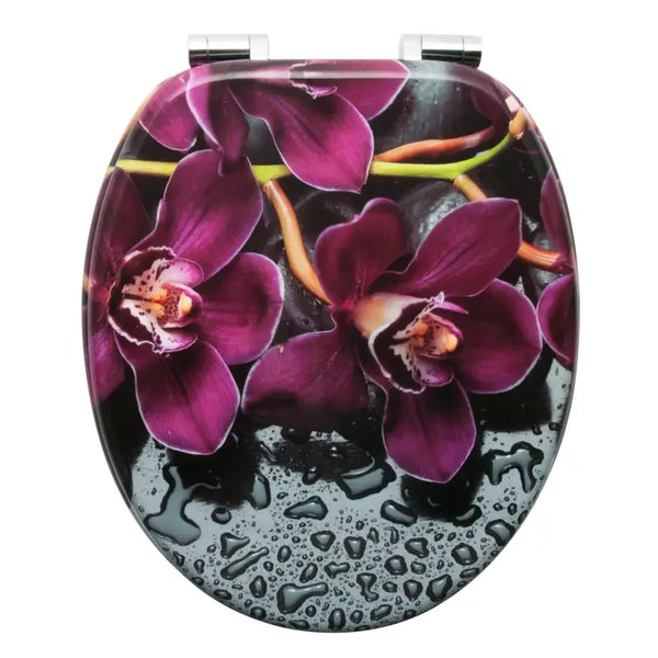 BukkitBow - Toiletbril met Softclose - Toiletbril / Toiletzitting met Print - Antibacterieel - V2