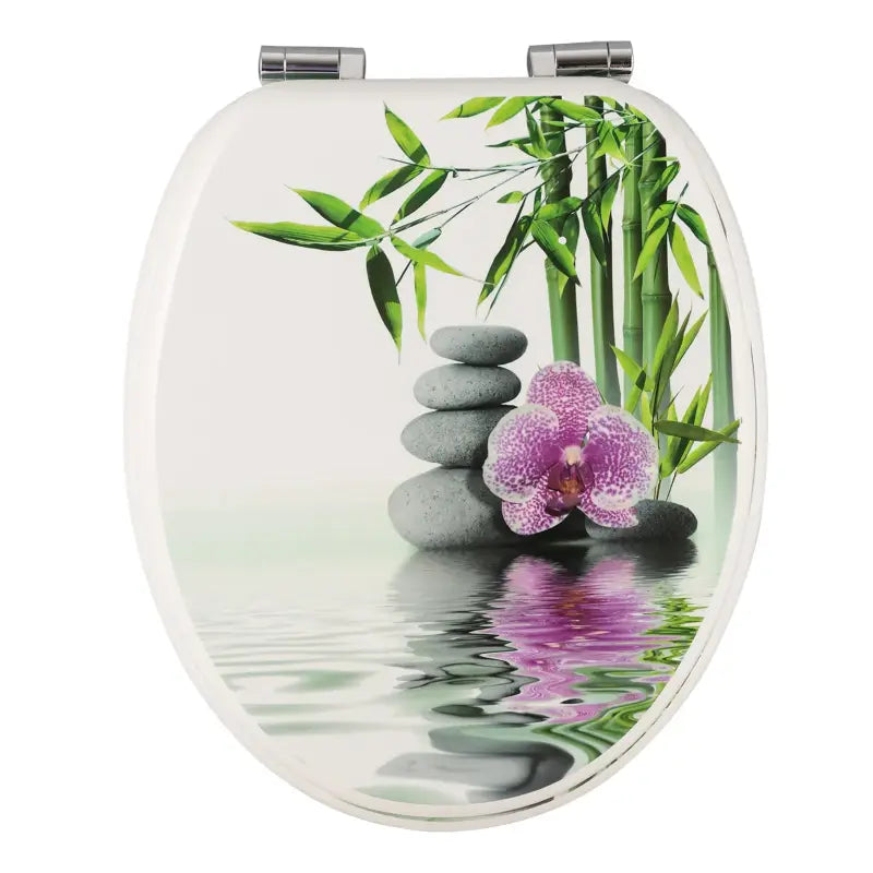 BukkitBow - Toiletbril met Softclose - Toiletbril / Toiletzitting met Print - Antibacterieel - V2