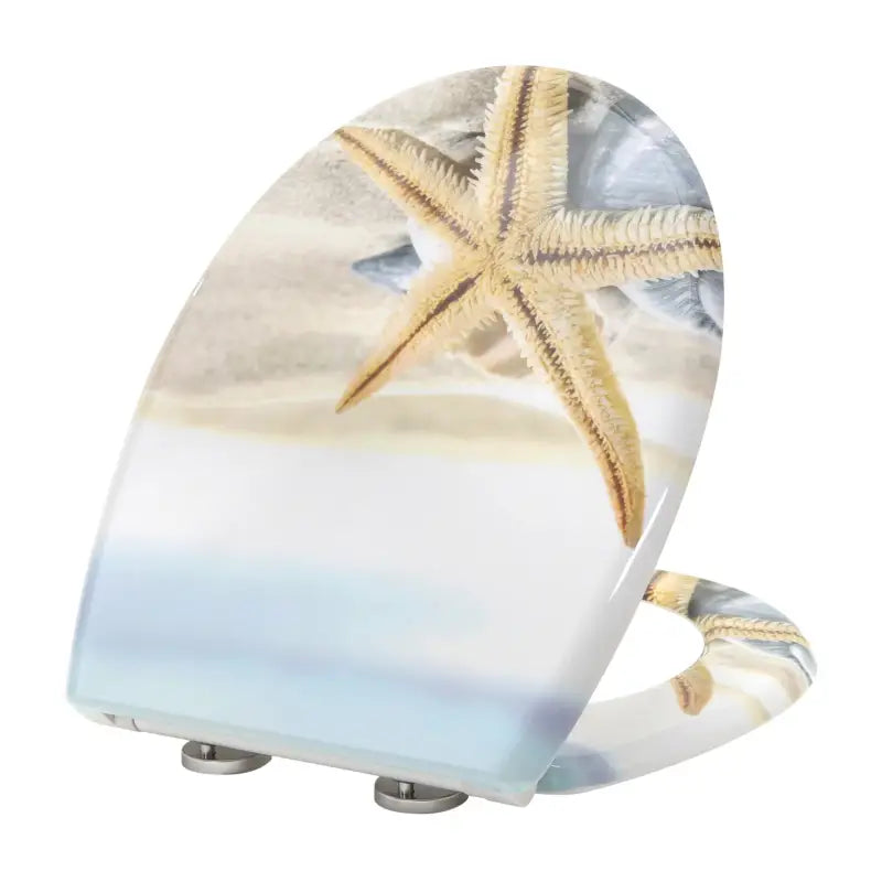 BukkitBow - Toiletbril met Softclose - Toiletbril / Toiletzitting met Print - Antibacterieel - V3