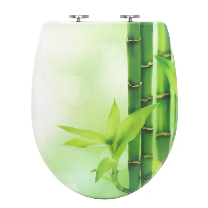 BukkitBow - Toiletbril met Softclose - Toiletbril / Toiletzitting met Print - Antibacterieel - V3