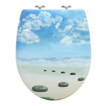 BukkitBow - Toiletbril met Softclose - Toiletbril / Toiletzitting met Print - Antibacterieel - V3