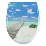 BukkitBow - Toiletbril met Softclose - Toiletbril / Toiletzitting met Print - Antibacterieel - V3