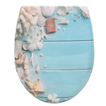 BukkitBow - Toiletbril met Softclose - Toiletbril / Toiletzitting met Print - Antibacterieel - V3