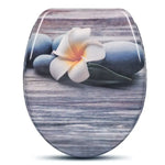 BukkitBow - Toiletbril met Softclose - Toiletbril / Toiletzitting met Print - Antibacterieel - V4