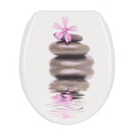 BukkitBow - Toiletbril met Softclose - Toiletbril / Toiletzitting met Print - Antibacterieel - V4