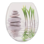 BukkitBow - Toiletbril met Softclose - Toiletbril / Toiletzitting met Print - Antibacterieel - V4