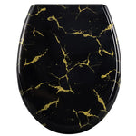 BukkitBow - Toiletbril met Softclose - Toiletbril / Toiletzitting met Print - Antibacterieel - V4