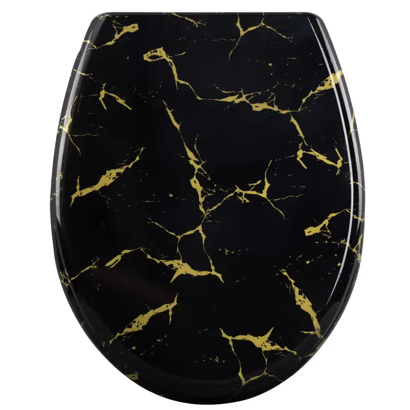 BukkitBow - Toiletbril met Softclose - Toiletbril / Toiletzitting met Print - Antibacterieel - V4