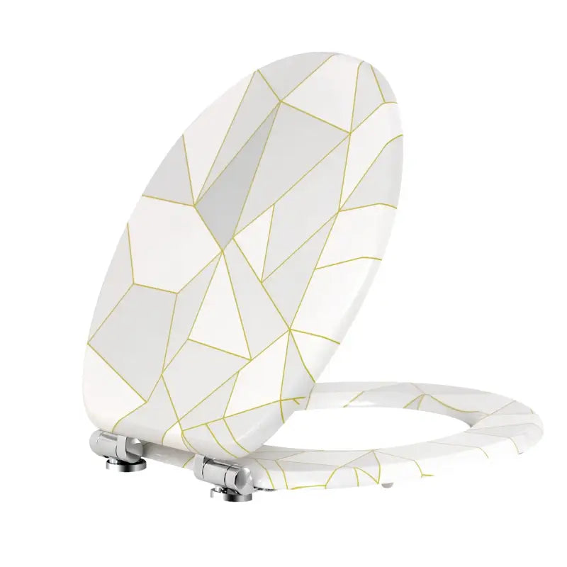 BukkitBow - Toiletbril met Softclose - Toiletbril / Toiletzitting met Print - Antibacterieel - V6