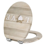 BukkitBow - Toiletbril met Softclose - Toiletbril / Toiletzitting met Print - Antibacterieel - V6