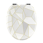 BukkitBow - Toiletbril met Softclose - Toiletbril / Toiletzitting met Print - Antibacterieel - V6