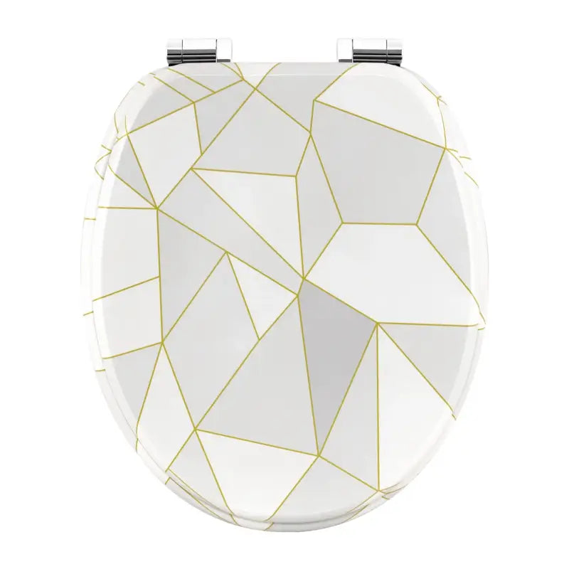 BukkitBow - Toiletbril met Softclose - Toiletbril / Toiletzitting met Print - Antibacterieel - V6