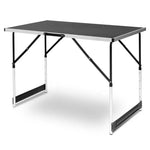 BukkitBow - Verstelbare Campingtafel - 30kg Draagvermogen - Lichtgewicht en Opvouwbaar - 100x73-94x60cm