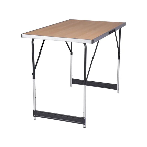 BukkitBow - Verstelbare Campingtafel - 30kg Draagvermogen - Lichtgewicht en Opvouwbaar - 100x73-94x60cm