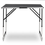 BukkitBow - Verstelbare Campingtafel - 30kg Draagvermogen - Lichtgewicht en Opvouwbaar - 100x73-94x60cm