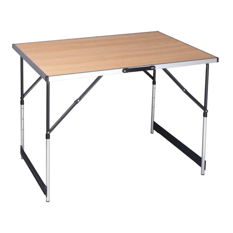 BukkitBow - Verstelbare Campingtafel - 30kg Draagvermogen - Lichtgewicht en Opvouwbaar - 100x73-94x60cm