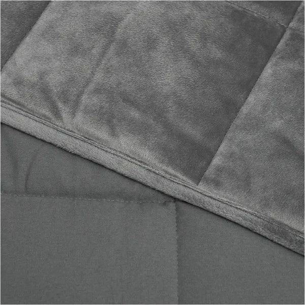 BukkitBow - Verzwaringsdeken - Microfiber en Polyester - 150x200cm - 7, 9 of 11kg - Grijs