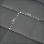 BukkitBow - Verzwaringsdeken - Microfiber en Polyester - 150x200cm - 7, 9 of 11kg - Grijs