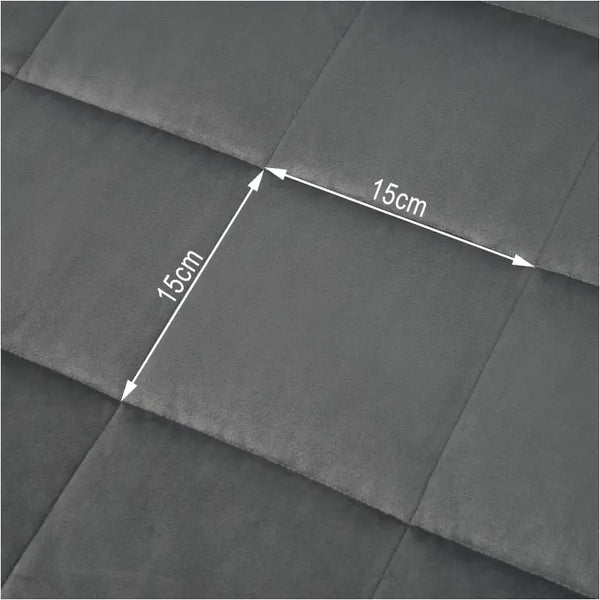 BukkitBow - Verzwaringsdeken - Microfiber en Polyester - 150x200cm - 7, 9 of 11kg - Grijs